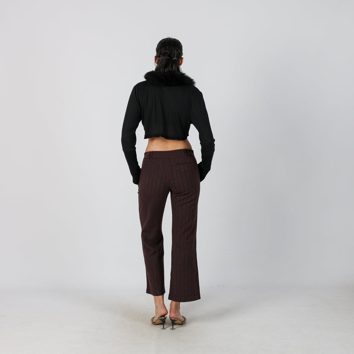 Brown 90s Max&Co. Woven Trousers (6)