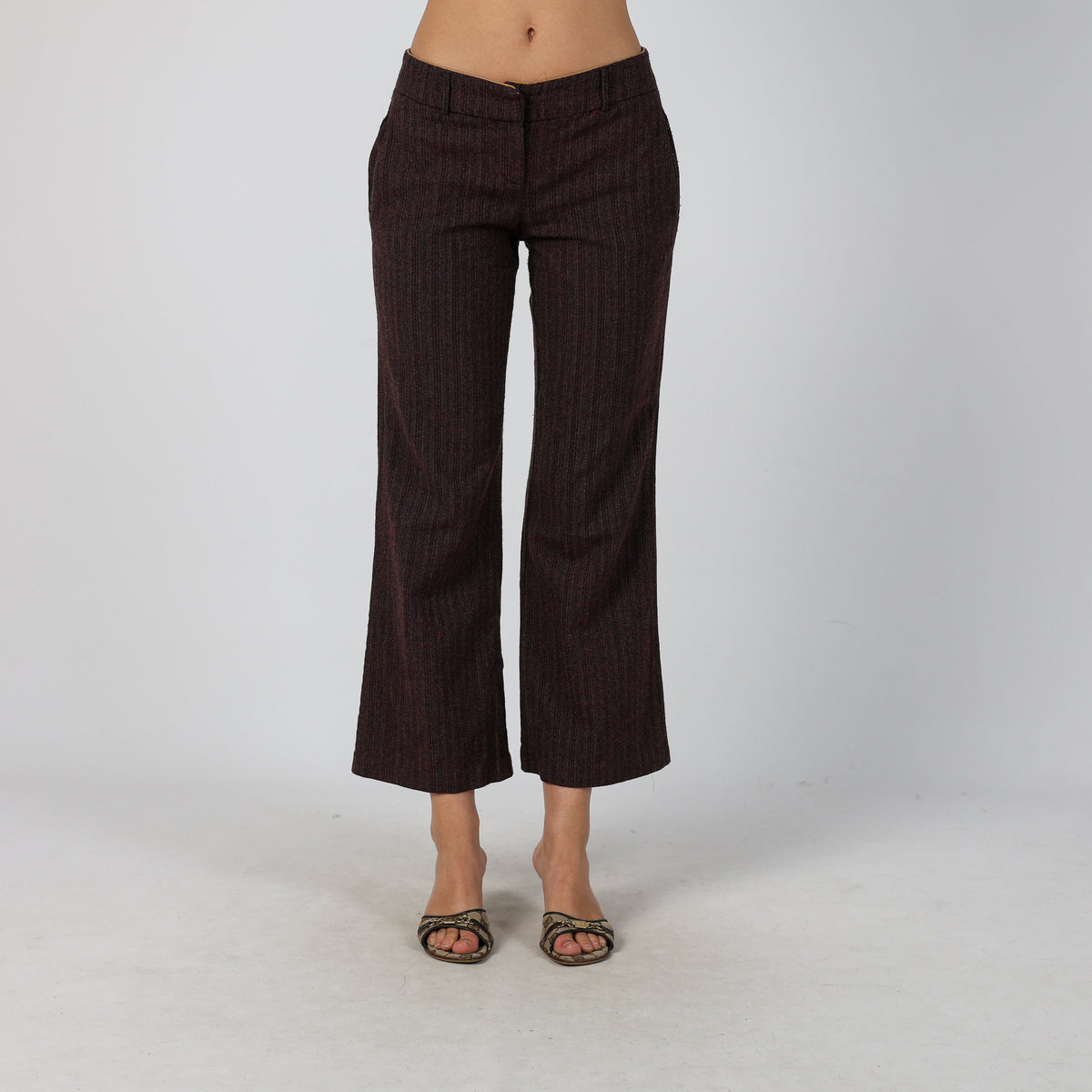 Brown 90s Max&Co. Woven Trousers (6)