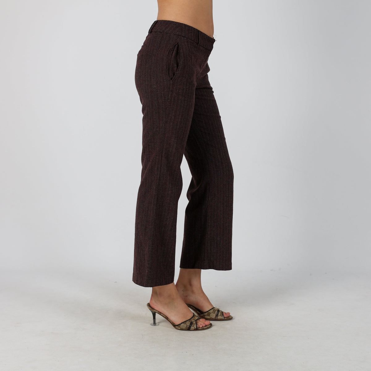 Brown 90s Max&Co. Woven Trousers (6)