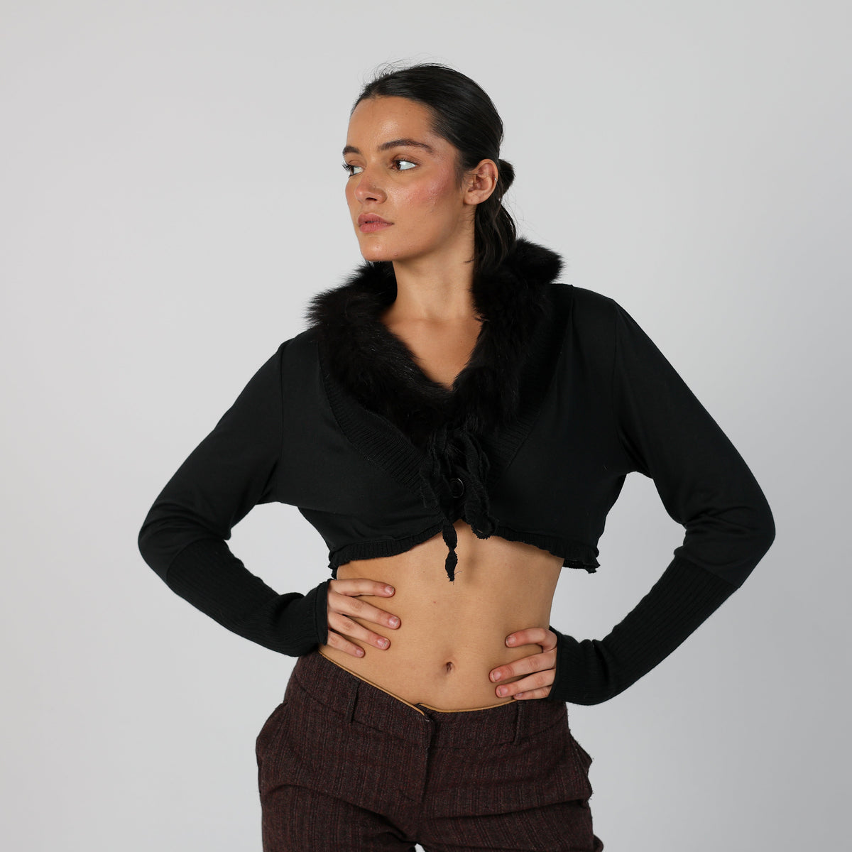Black Y2K Coconuda Cardigan (S)