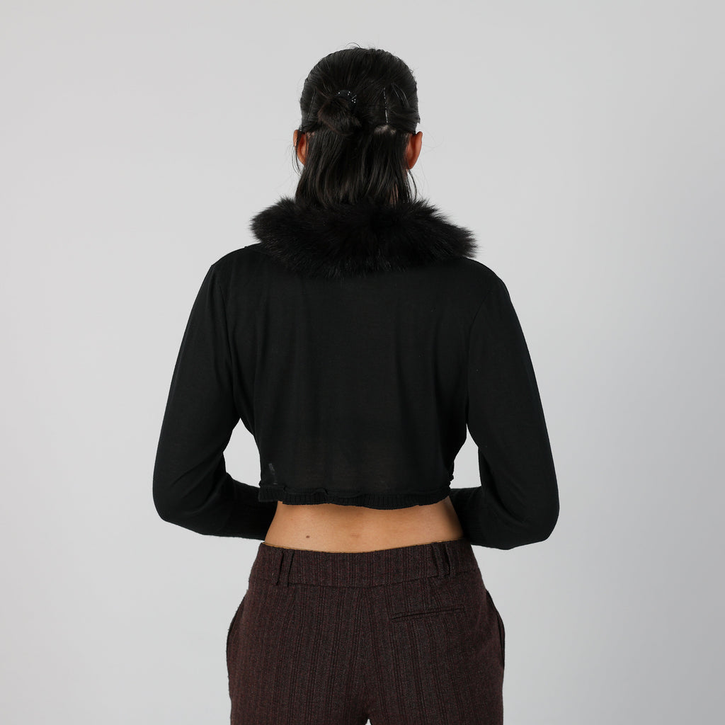 Black Y2K Coconuda Cardigan (S)