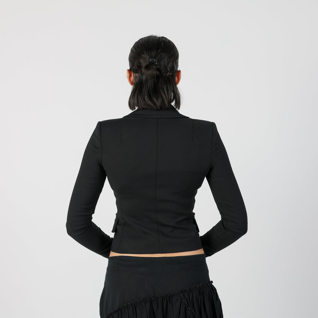 Black Y2K Patrizia Pepe Blazer (XS)