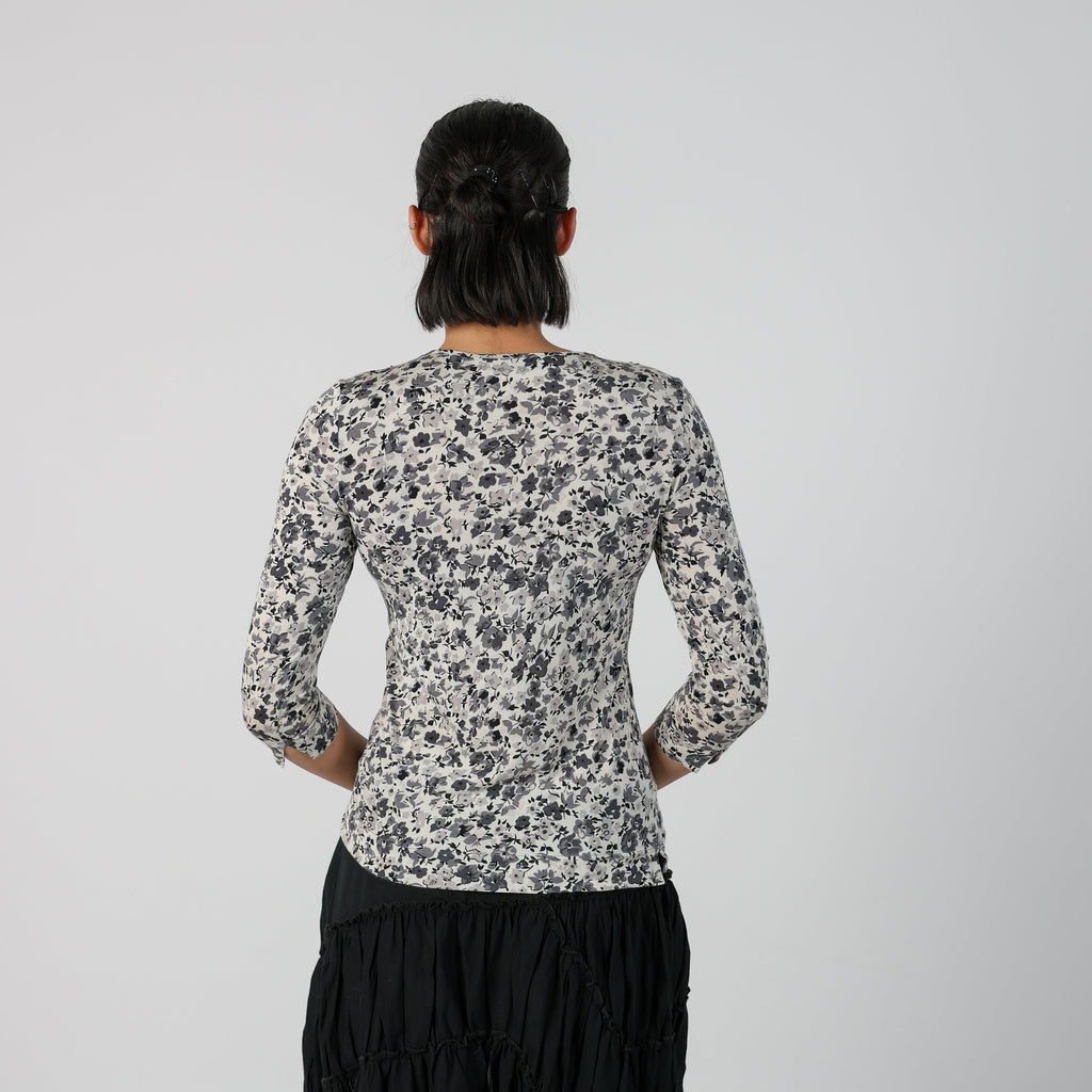 Grey Y2K Sportmax Long Sleeve Top (S)