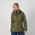 Dark Green Y2K United Colors of Benetton Puffer Jacket (S)