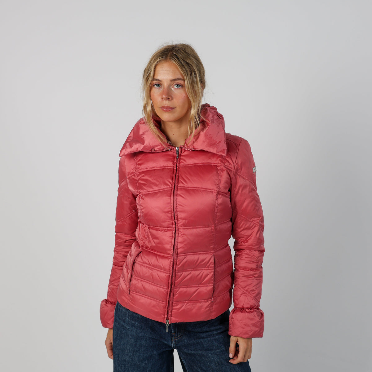 Pink Y2K PHARD Puffer Jacket (S)