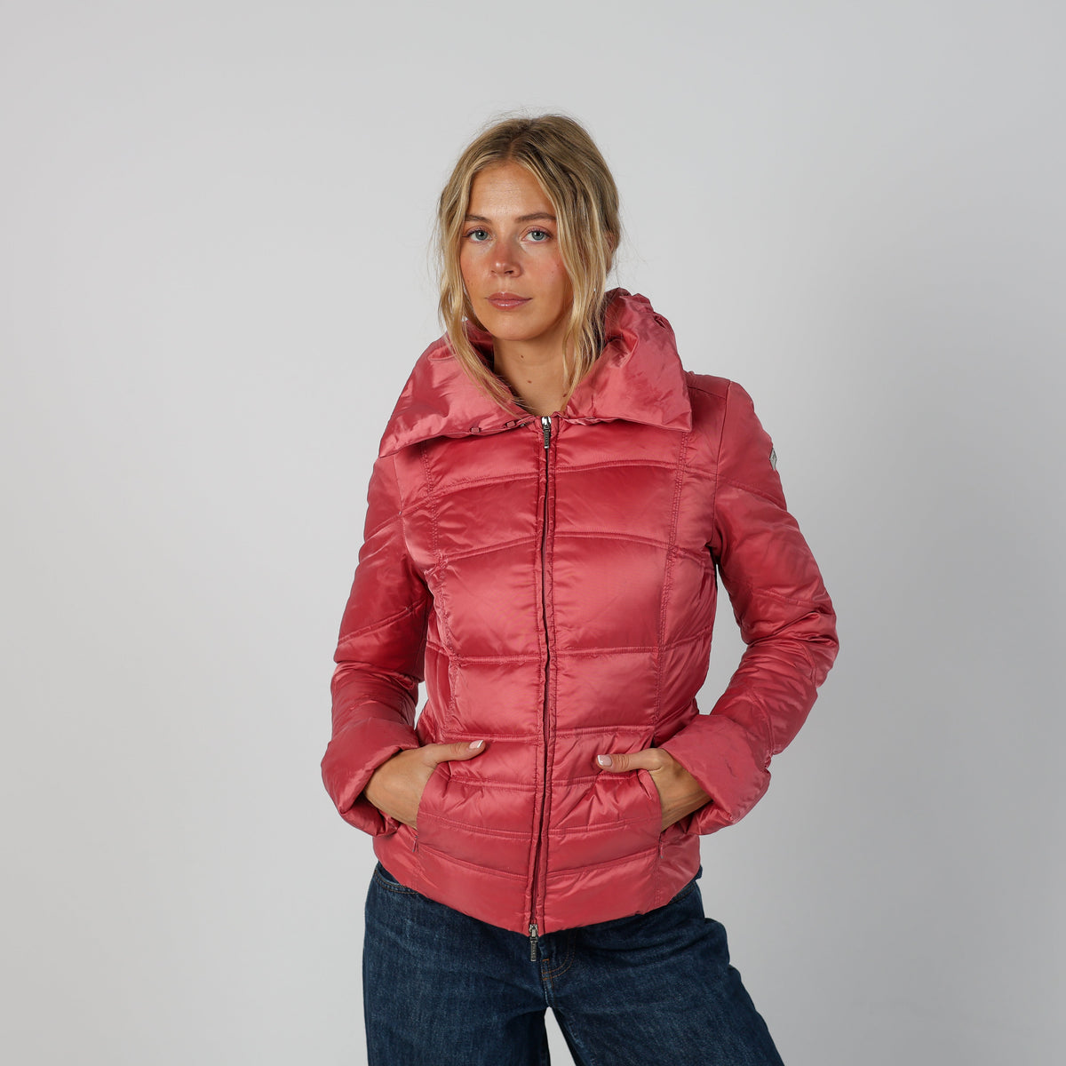 Pink Y2K PHARD Puffer Jacket (S)