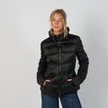 Black Y2K Geospirit Puffer Jacket (M)
