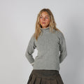 Grey Y2K Chiara May Knitted Jumper (M)