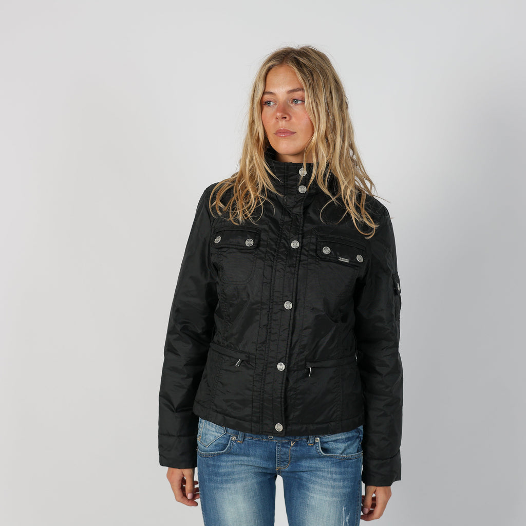 Black Y2K Kocca Puffer Jacket (M)