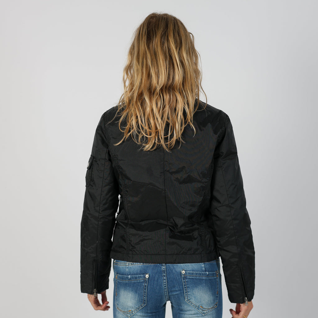 Black Y2K Kocca Puffer Jacket (M)