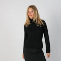 Black Y2K Made in Italy Knitted Jumper (M)