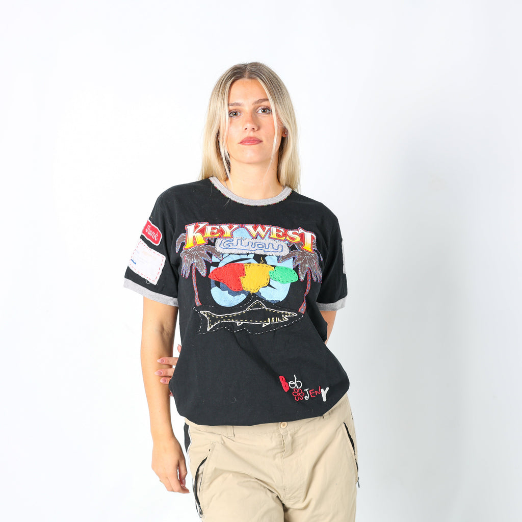 Black Y2K Guru T-shirt (L)