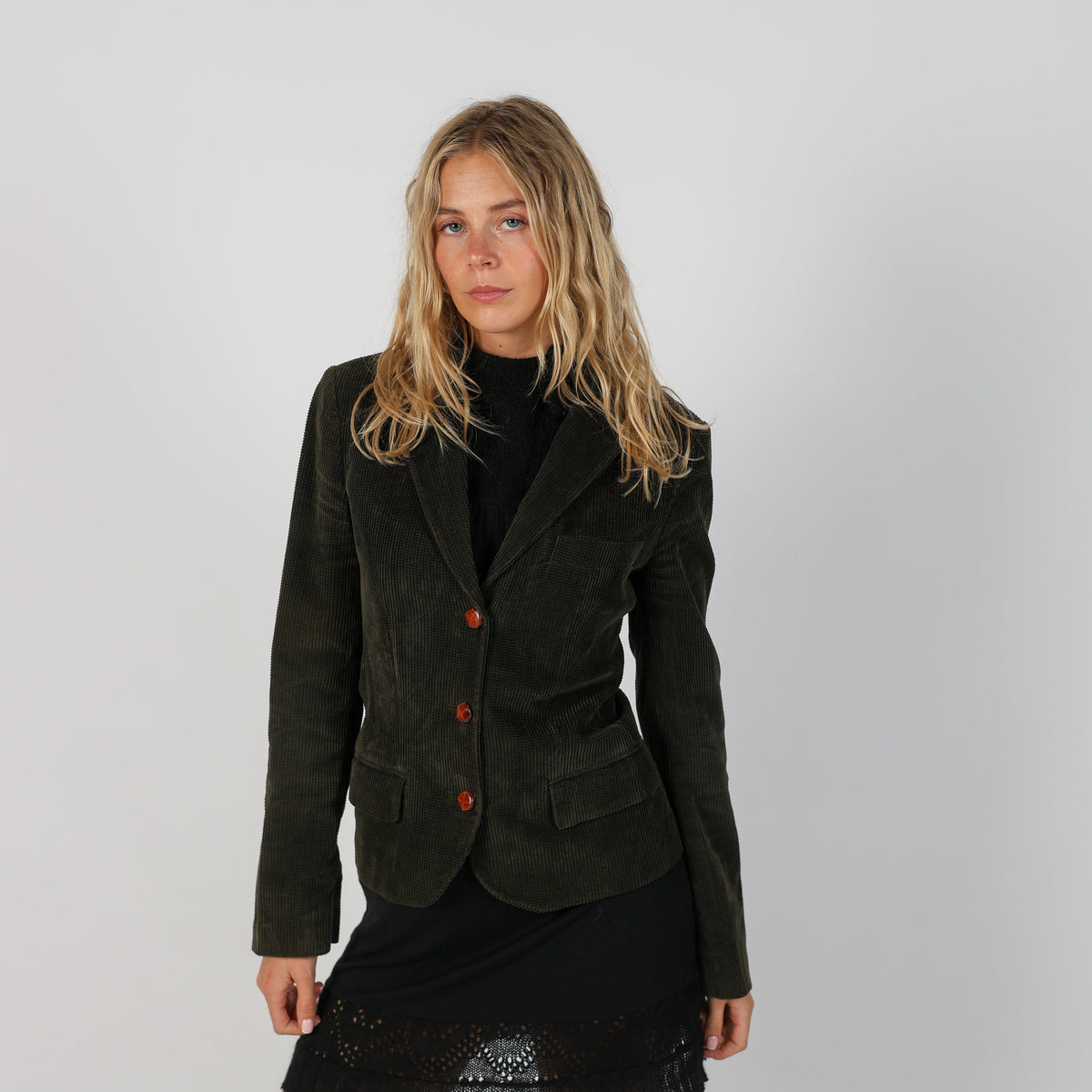 Dark Green Y2K Blazer (S)