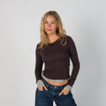 Purple Y2K Onyx Long Sleeve Top (S)
