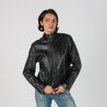 Black Y2K Vera Pelle Leather Jacket Faux leather (M)
