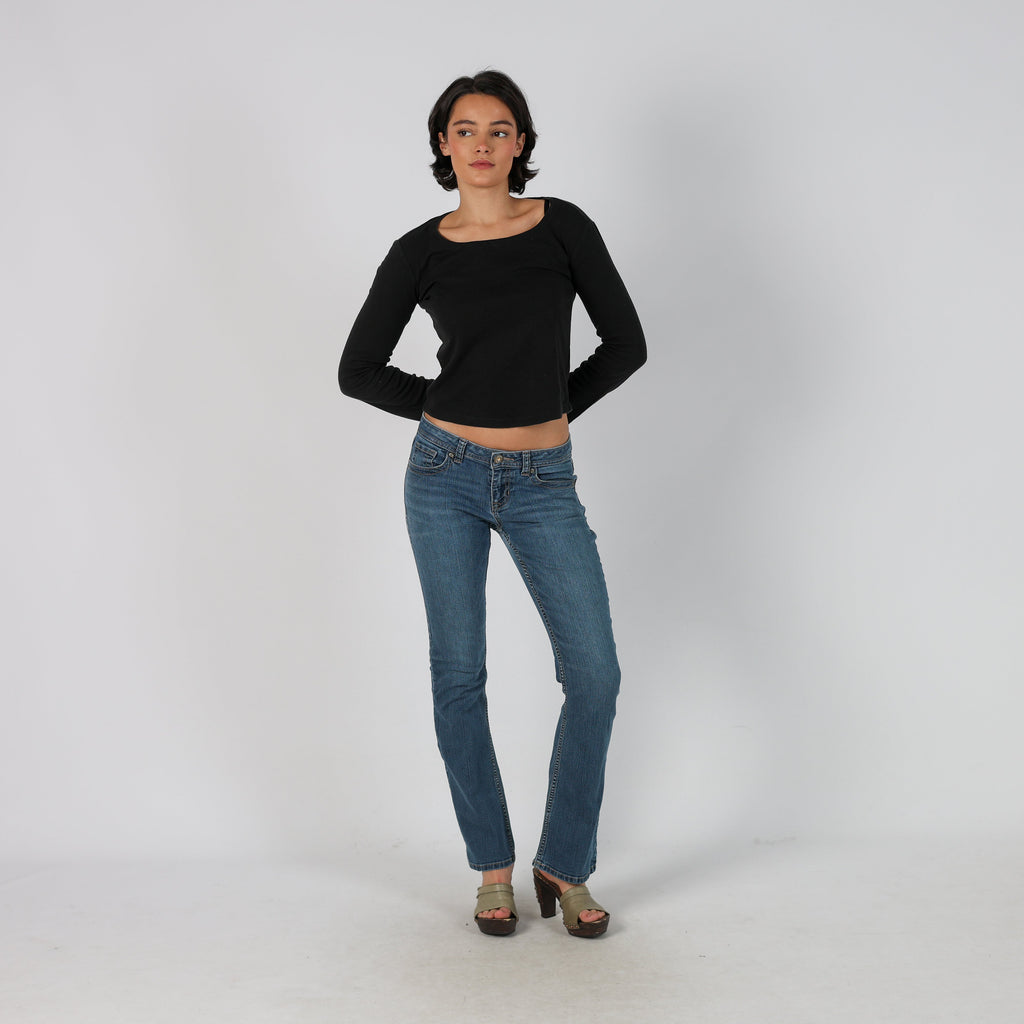 Blue Y2K APT. 9 Bootcut Jeans (S)