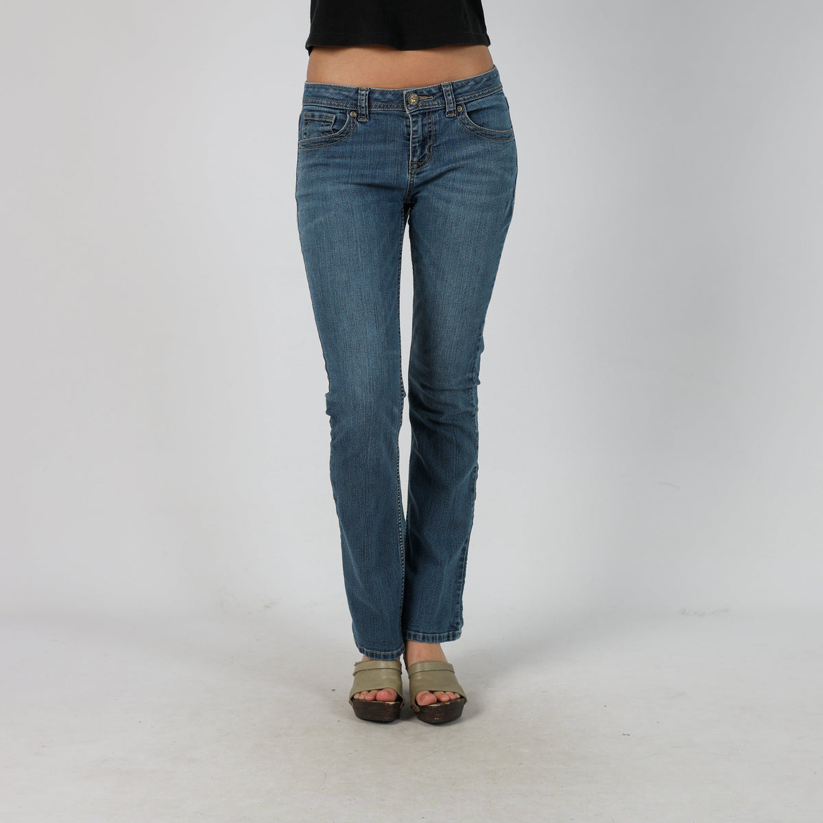 Blue Y2K APT. 9 Bootcut Jeans (S)