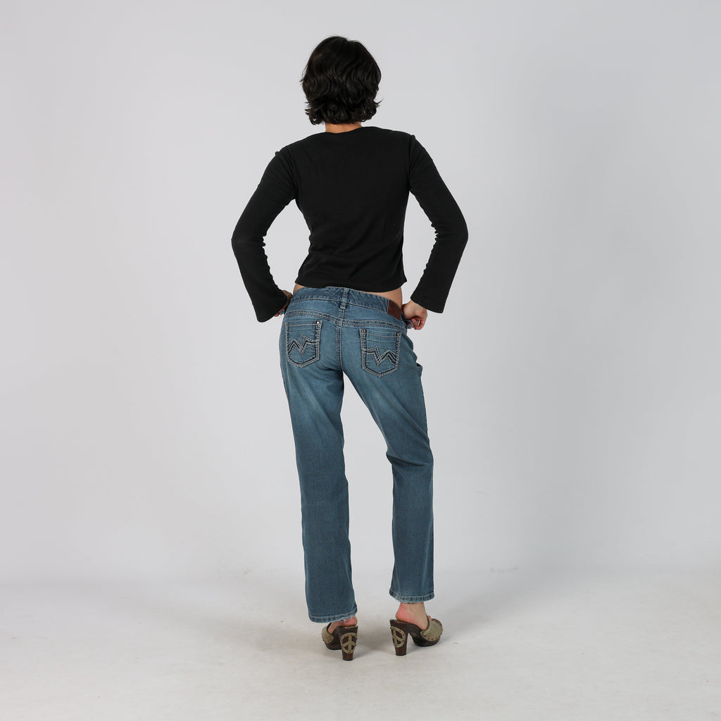Blue Y2K Maurices Bootcut Jeans (M)