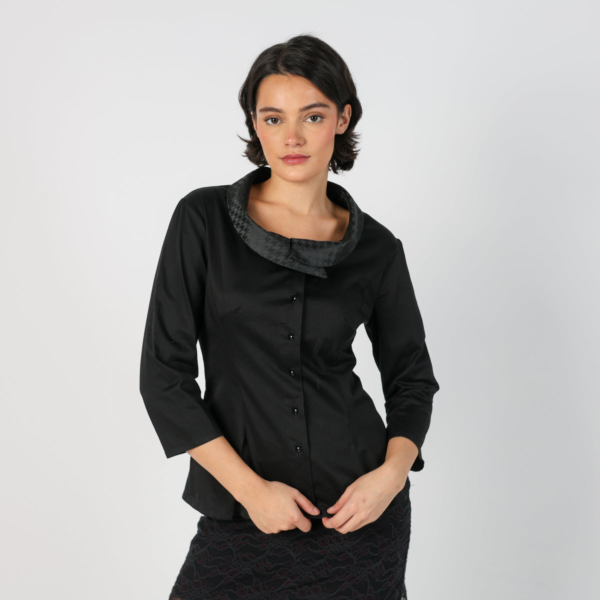 Black Y2K Christian Dior Blouse (S)