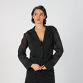 Black Y2K Studio Iko Blouse (L)