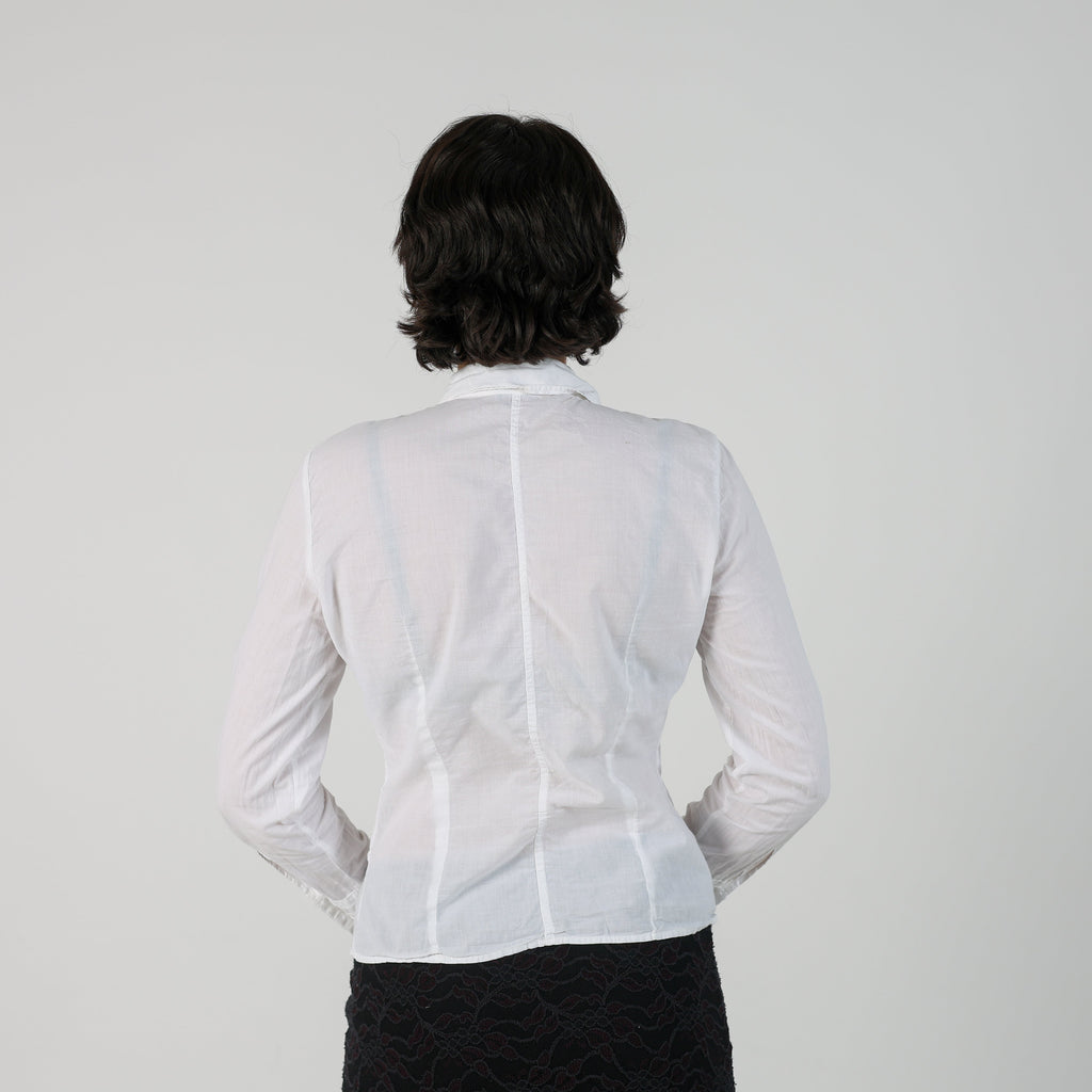 White Y2K Max&Co. Blouse (S)