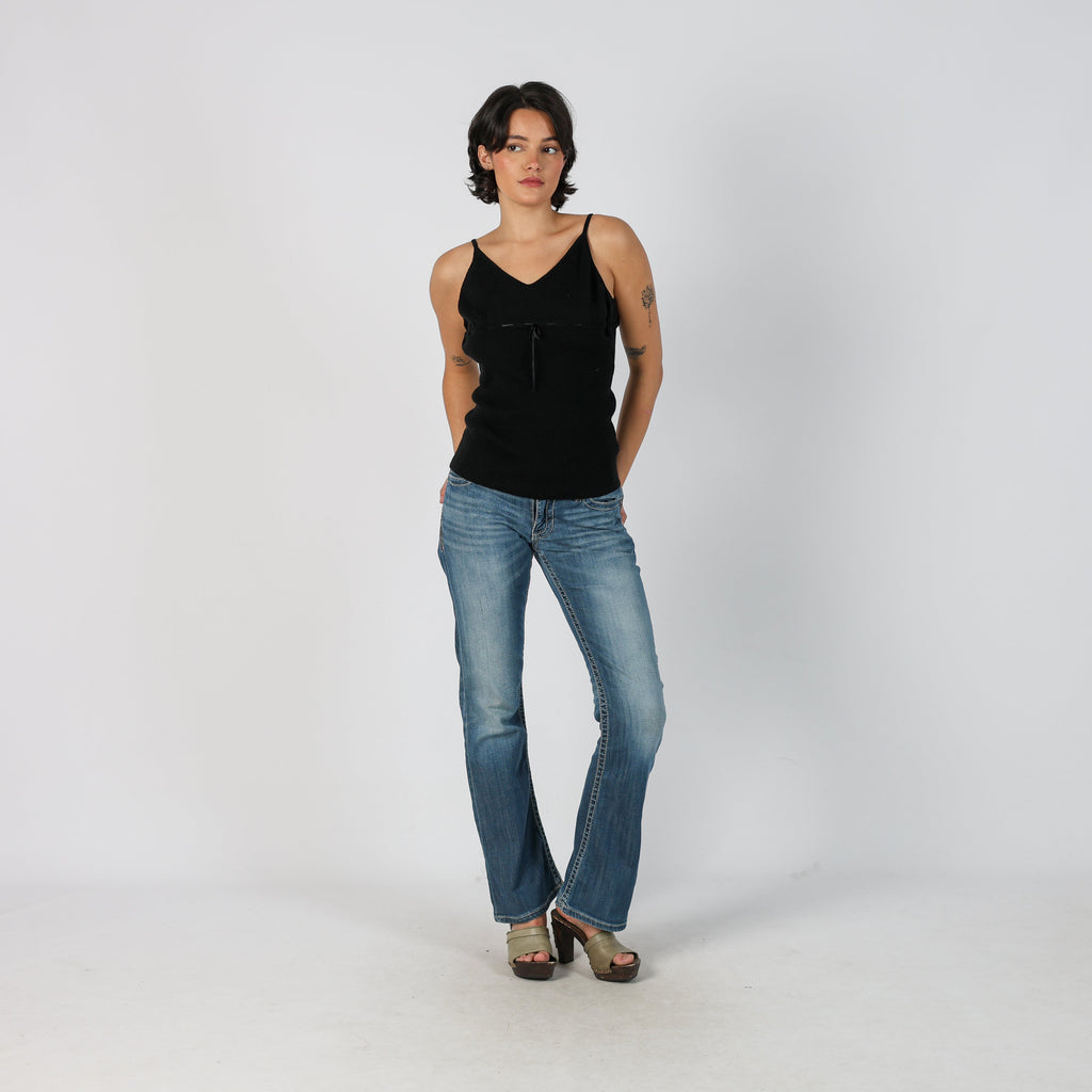 Blue Y2K Bootcut Jeans (S)