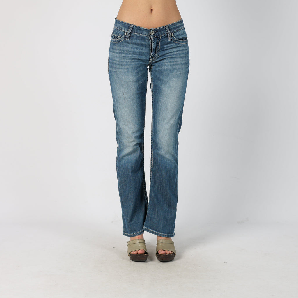 Blue Y2K Bootcut Jeans (S)