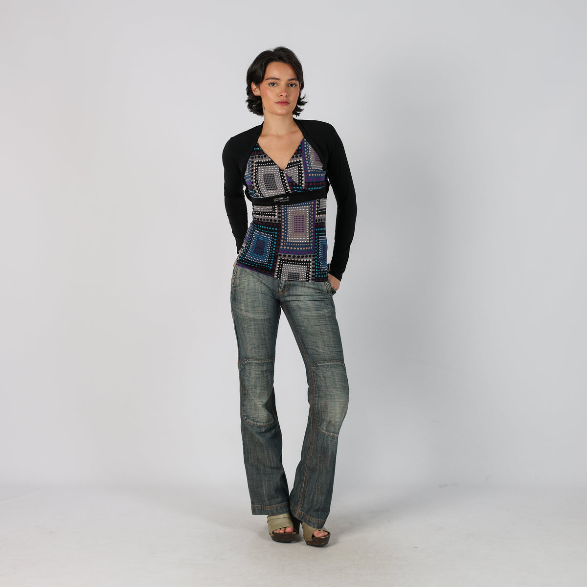 Blue Y2K Killah Bootcut Jeans (S)