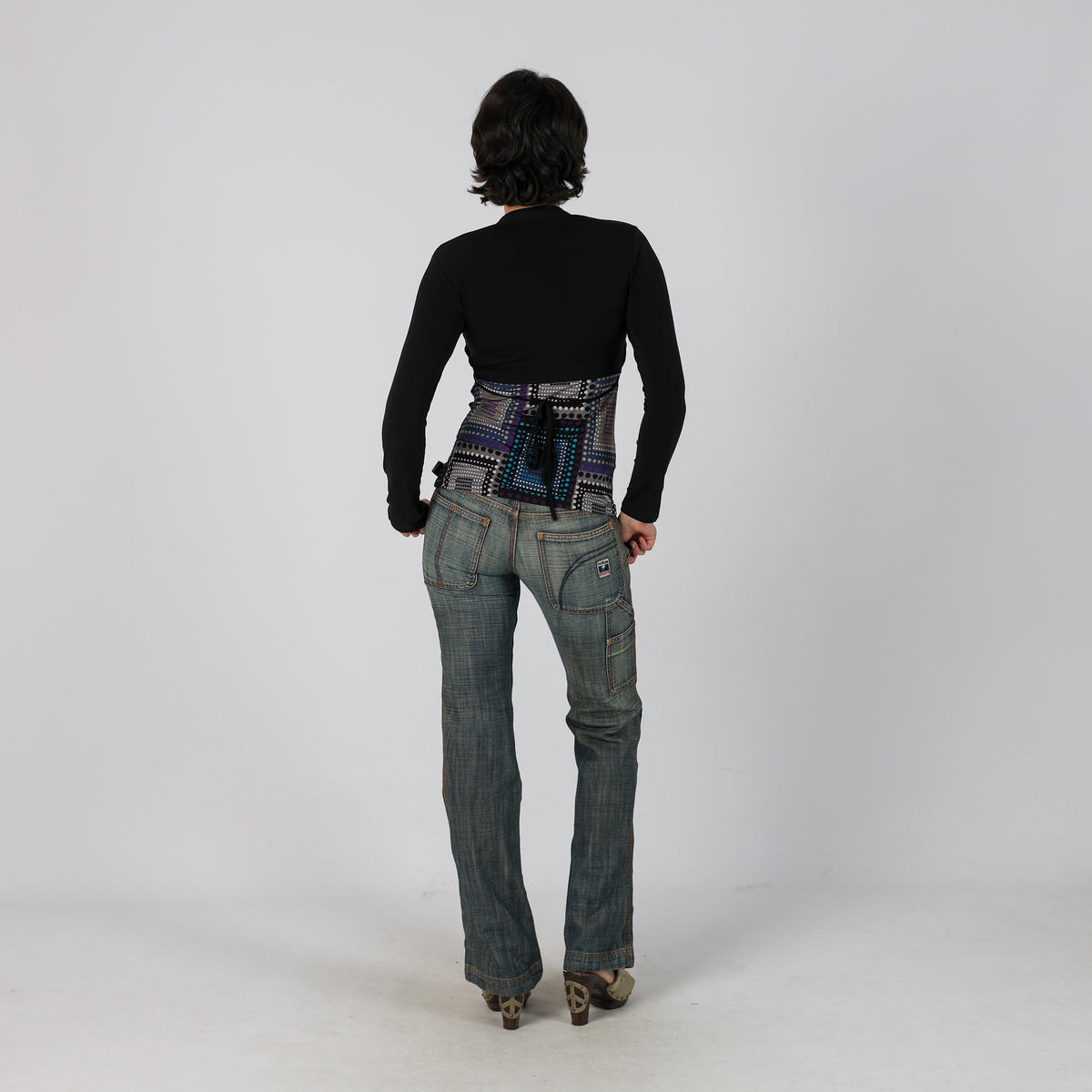 Blue Y2K Killah Bootcut Jeans (S)