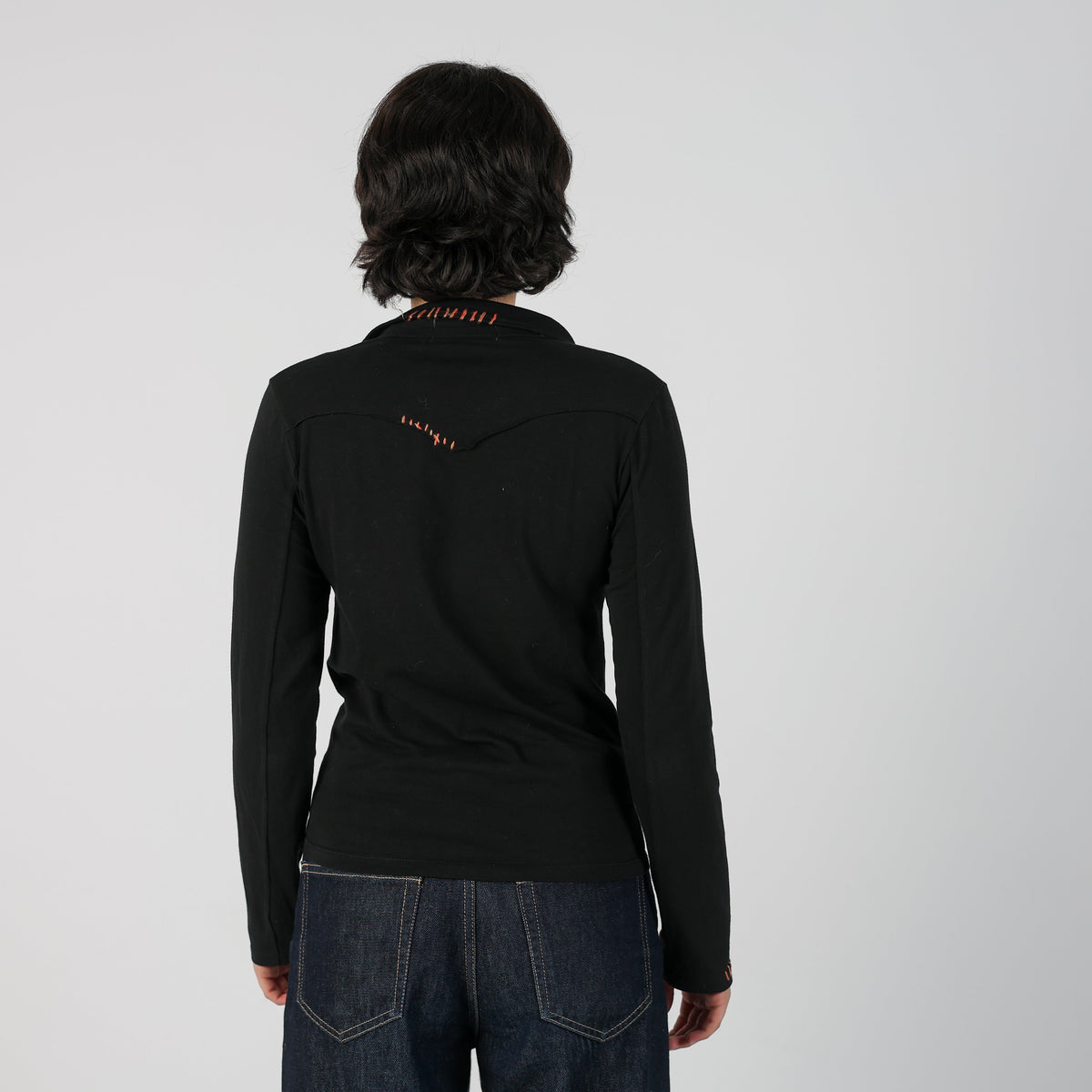 Black Y2K Polo Sport Ralph Lauren Long Sleeve Top (M)
