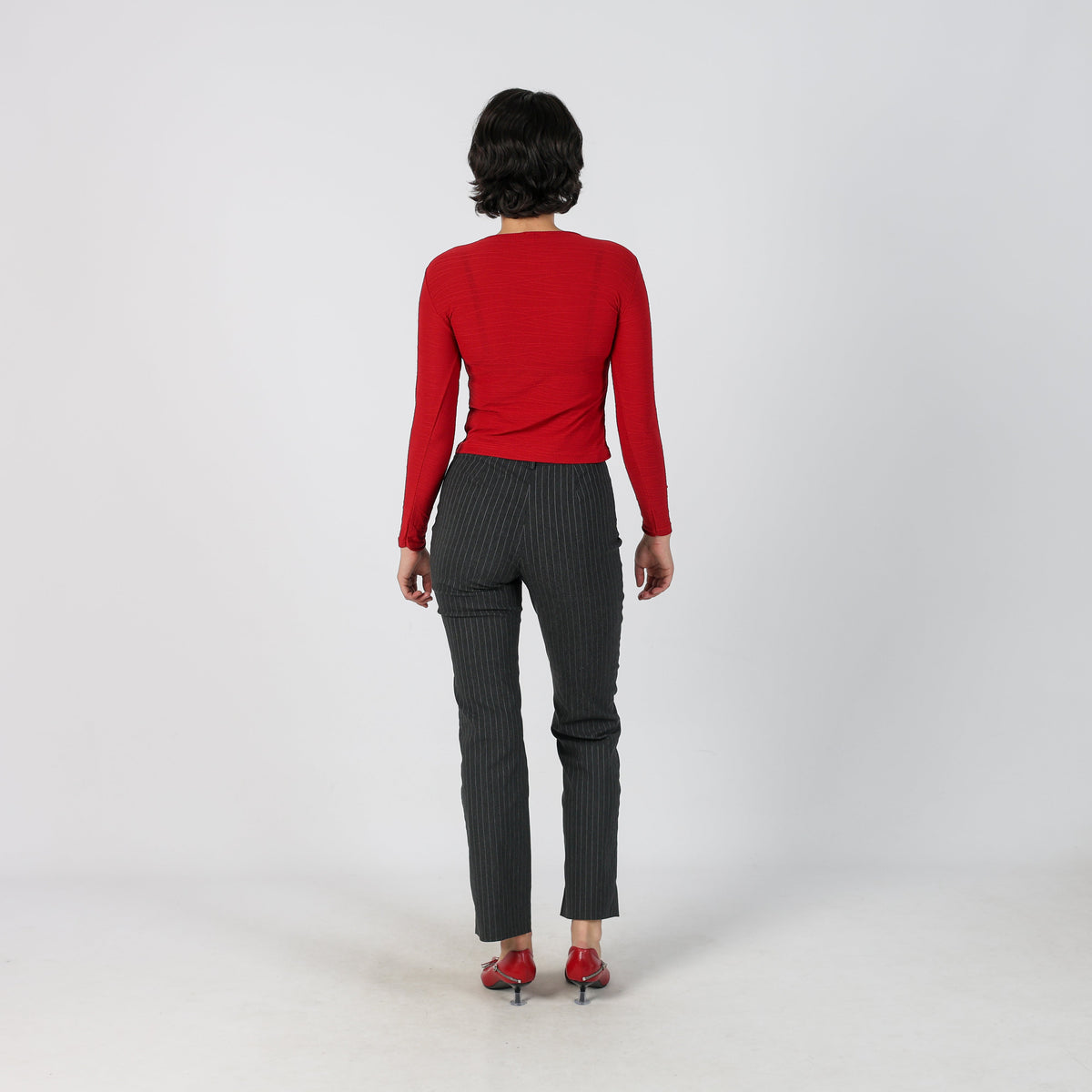 Black Y2K Richmond Woven Trousers (XS)