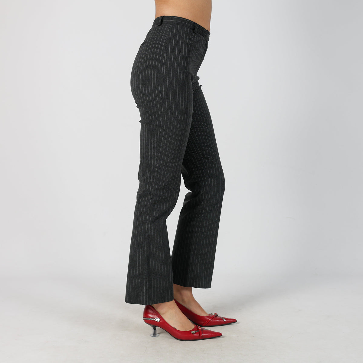 Black Y2K Richmond Woven Trousers (XS)