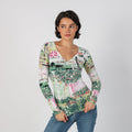 White Y2K PHARD Long Sleeve Top (S)