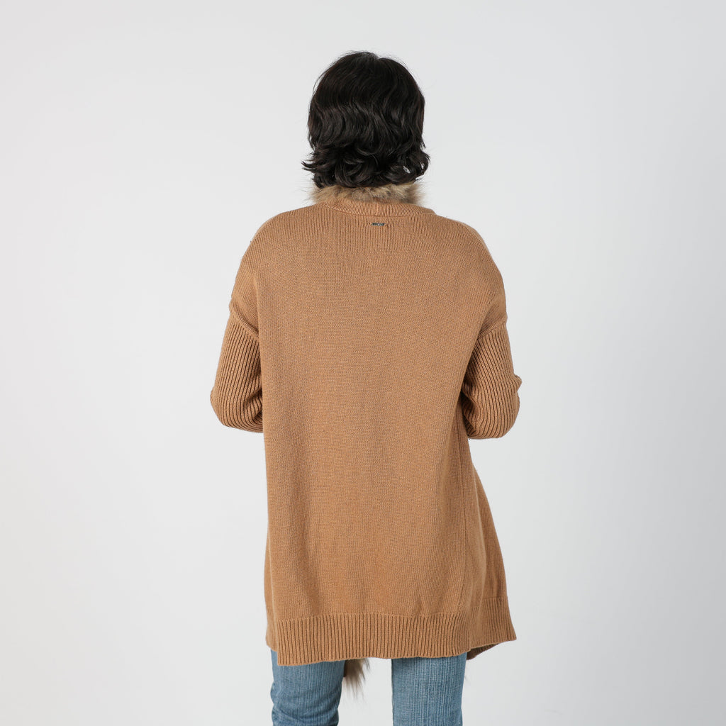Tan Y2K Liu Jo Cardigan (L)