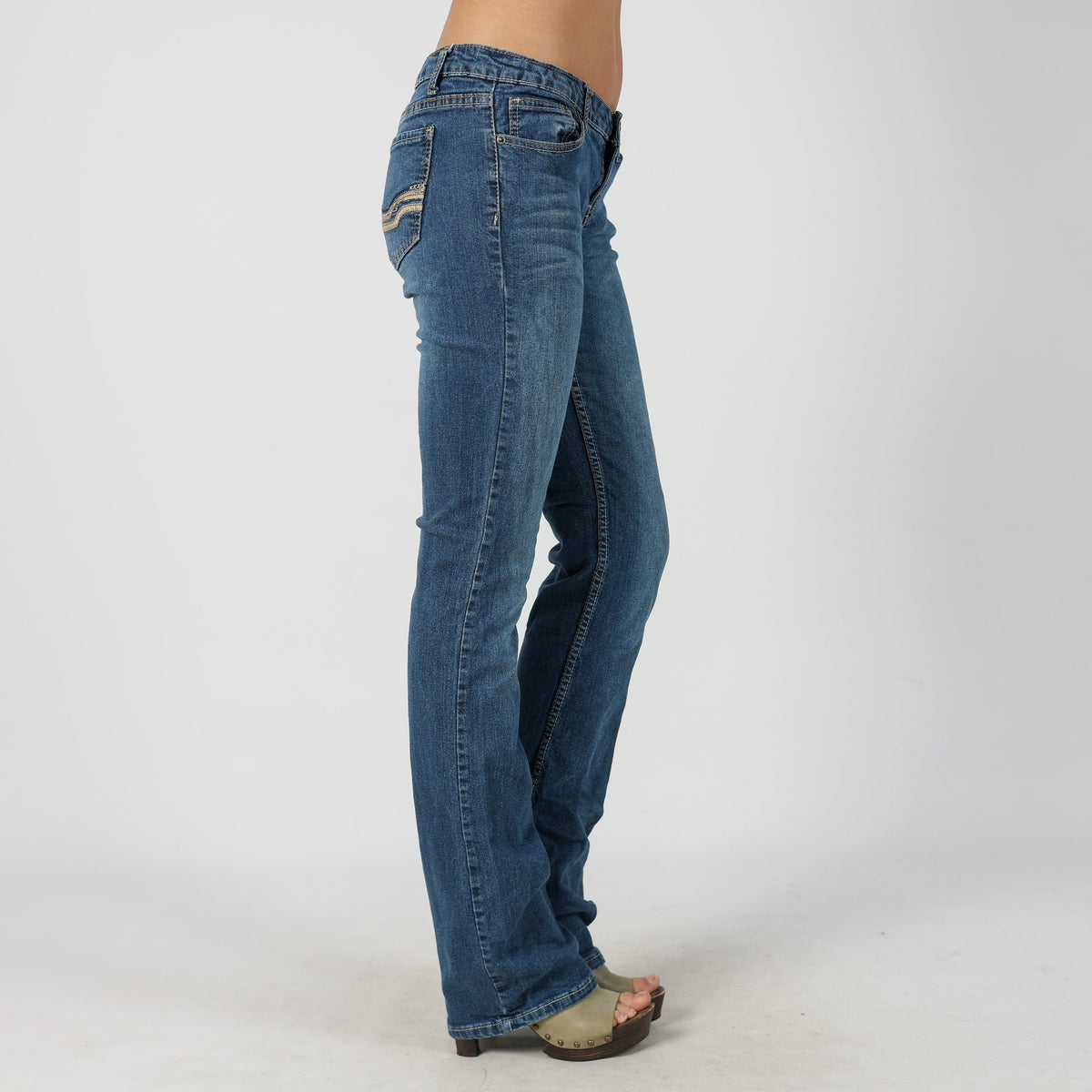Blue Y2K Rue 21 Bootcut Jeans (M)