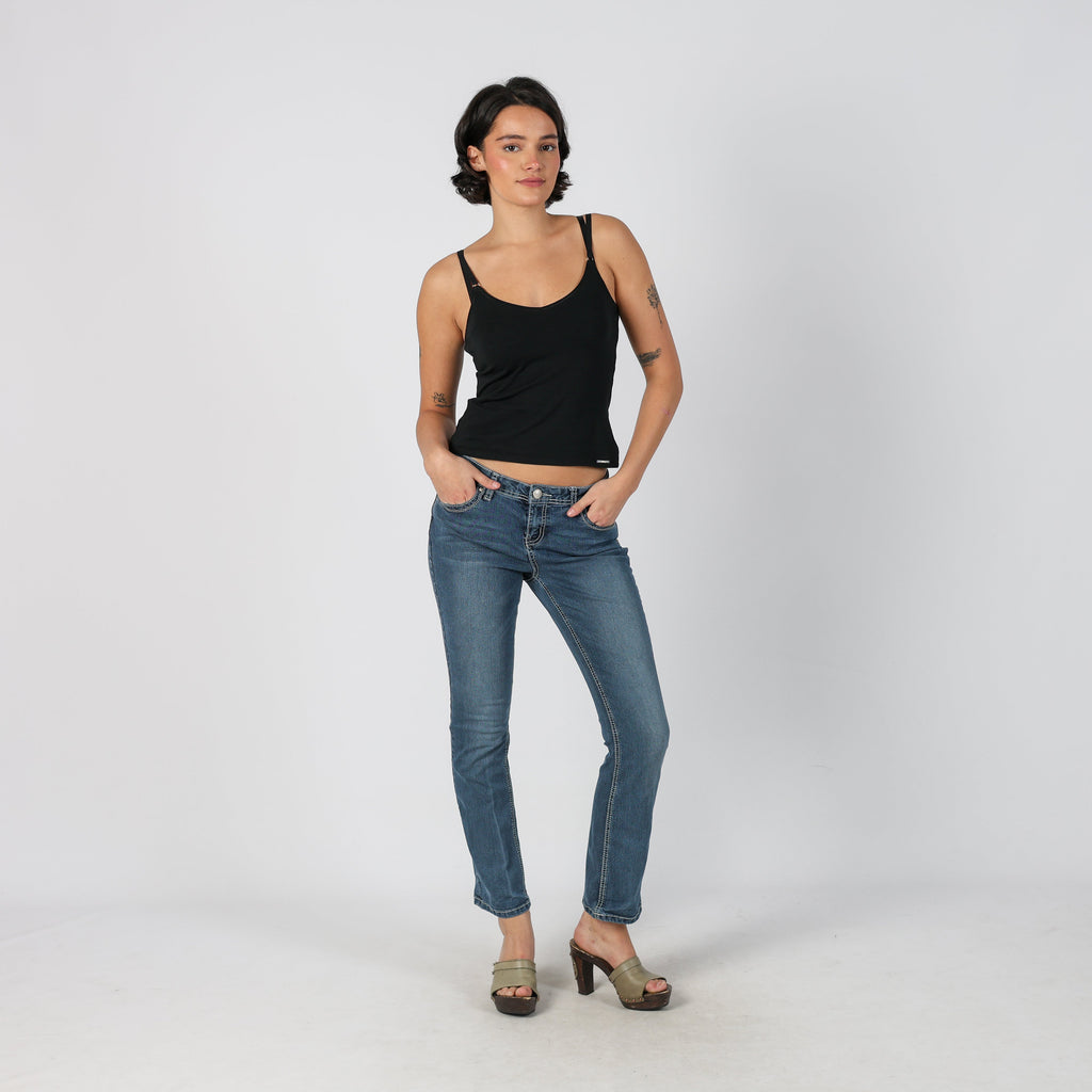 Blue Y2K ZCO Jeans Bootcut Jeans (S)