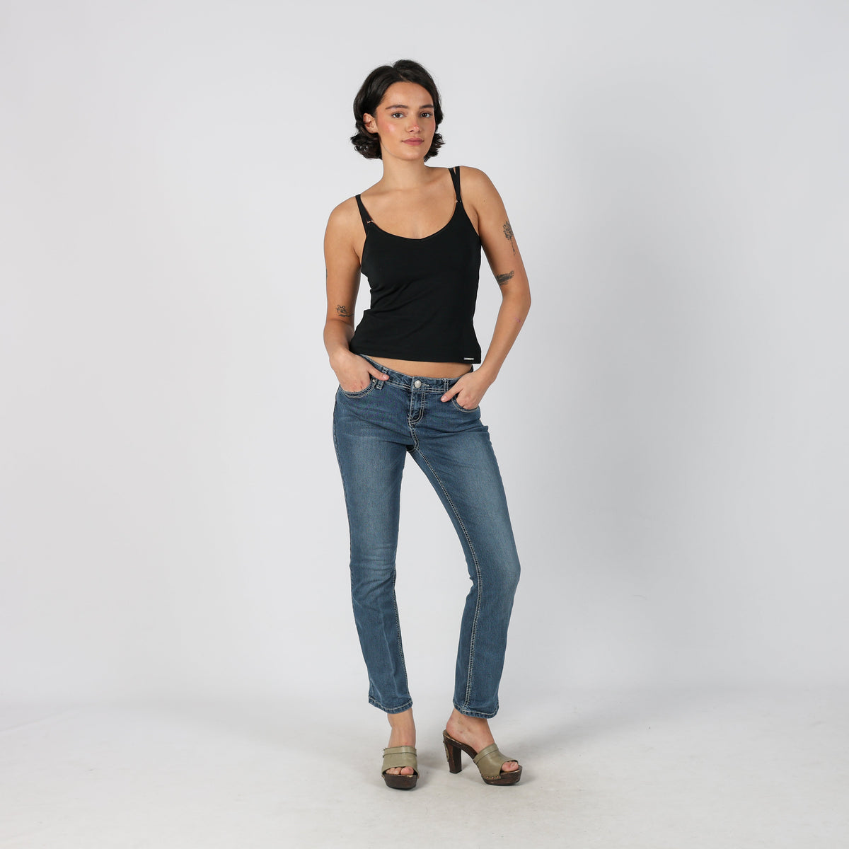 Blue Y2K ZCO Jeans Bootcut Jeans (S)