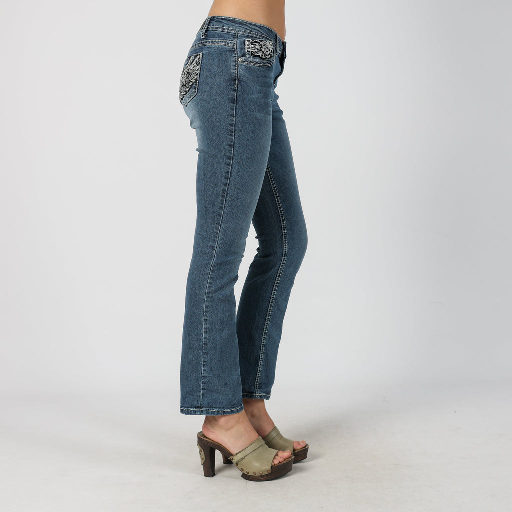Blue Y2K ZCO Jeans Bootcut Jeans (S)