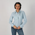 Light Blue Y2K Fila Shirt (M)