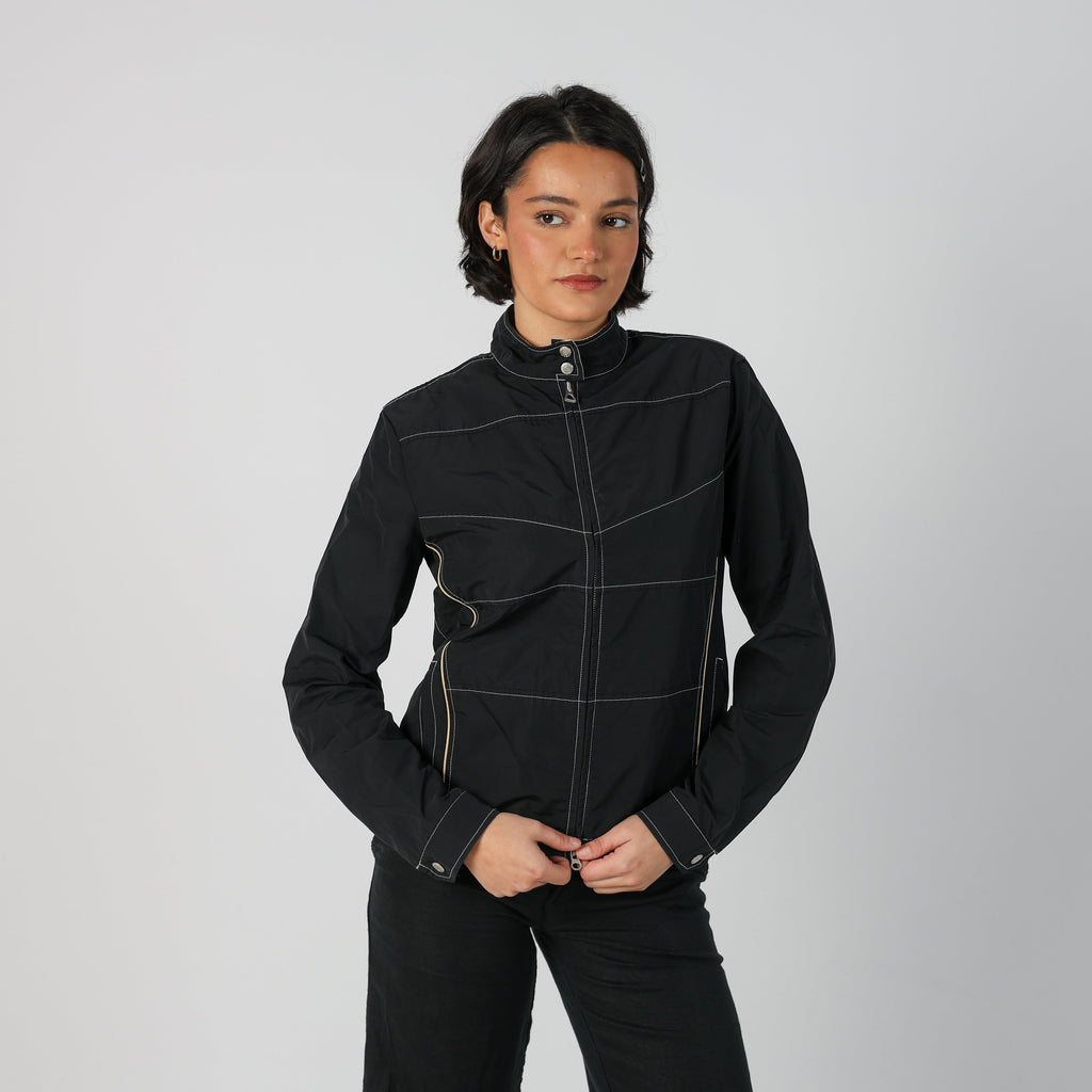 Black Y2K Light jacket Geox (M)