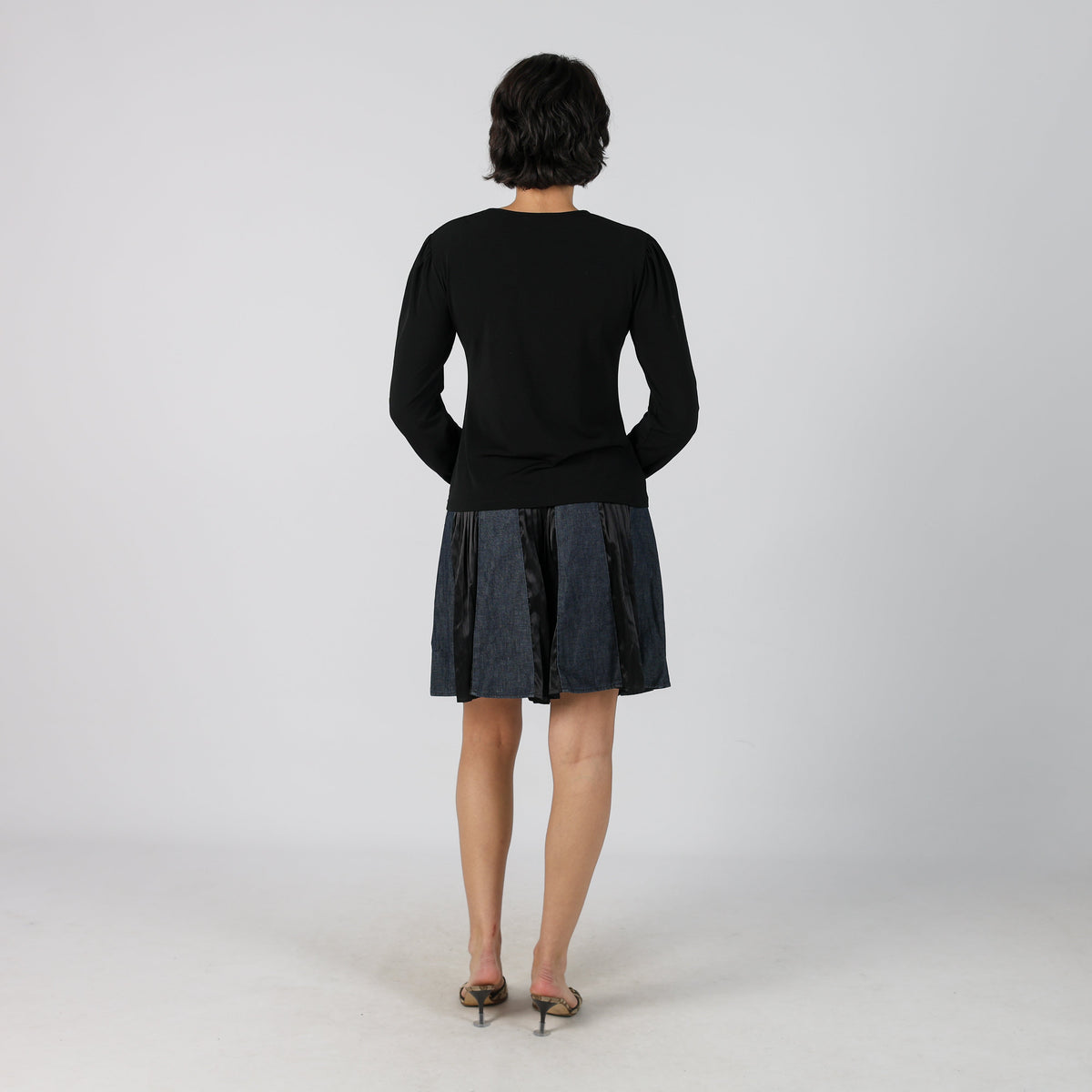 Blue Y2K Max&Co. Woven Midi Dress (S)