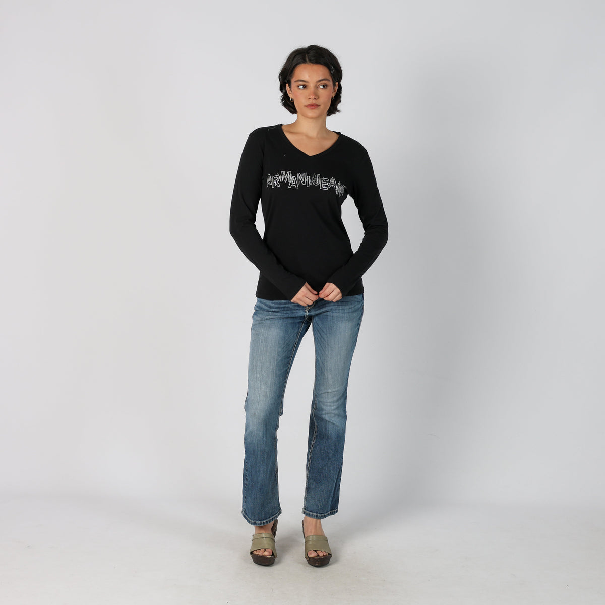 Blue Y2K Ariat Bootcut Jeans (M)