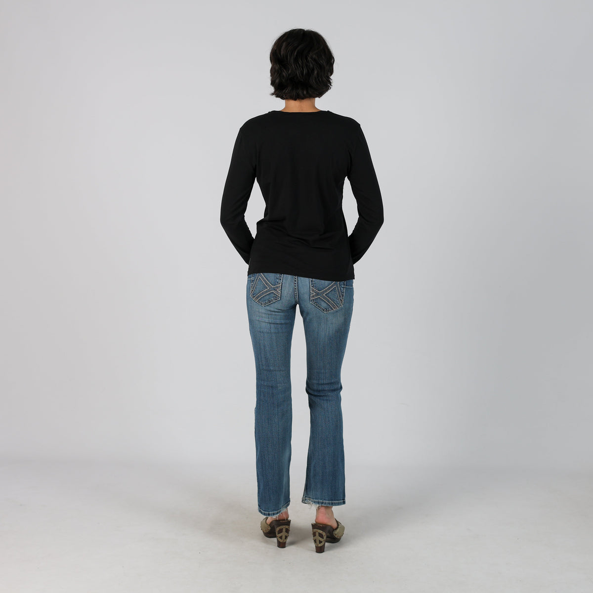 Blue Y2K Ariat Bootcut Jeans (M)