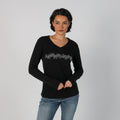 Black Y2K Armani Jeans Long Sleeve Top (M)