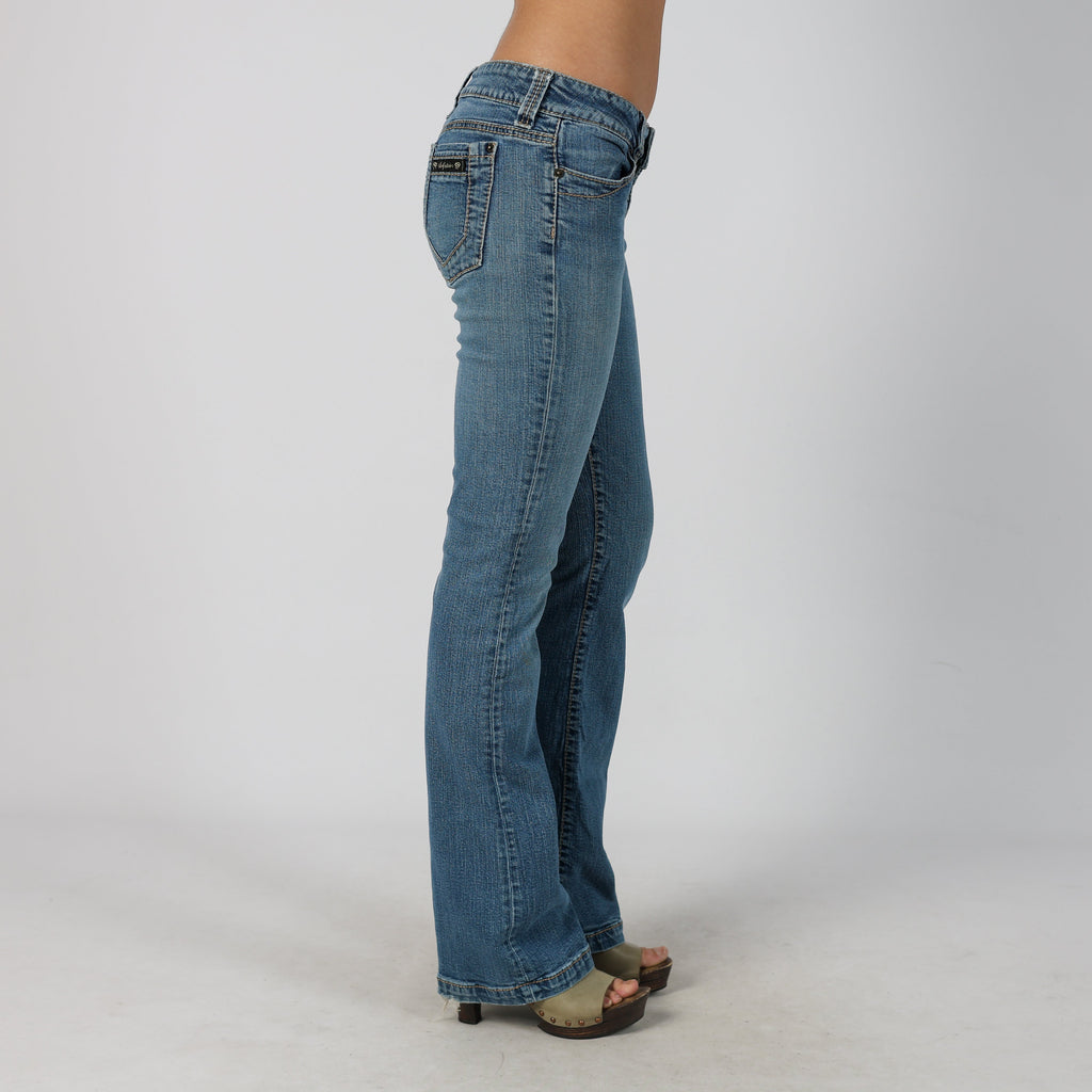 Blue Y2K Bootcut Jeans (S)