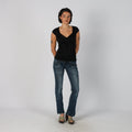 Blue Y2K WallFlower Bootcut Jeans (M)