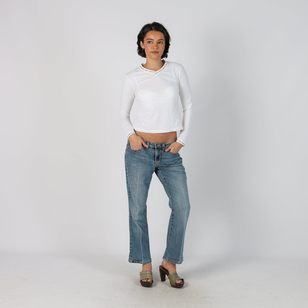 Blue Y2K Nine West Bootcut Jeans (M)