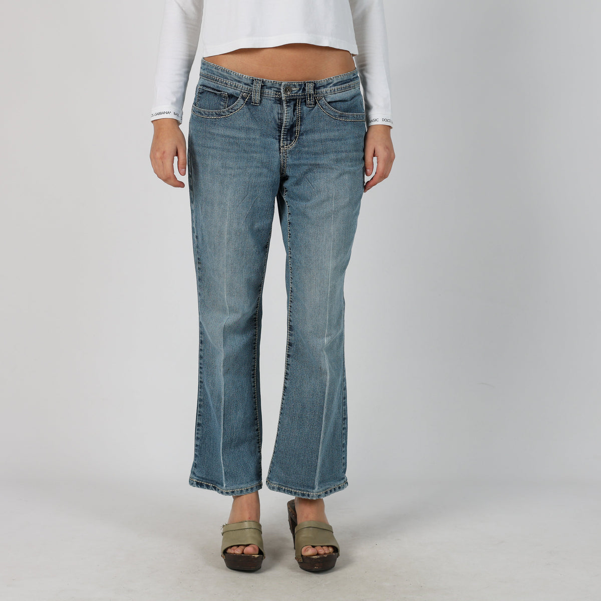 Blue Y2K Nine West Bootcut Jeans (M)