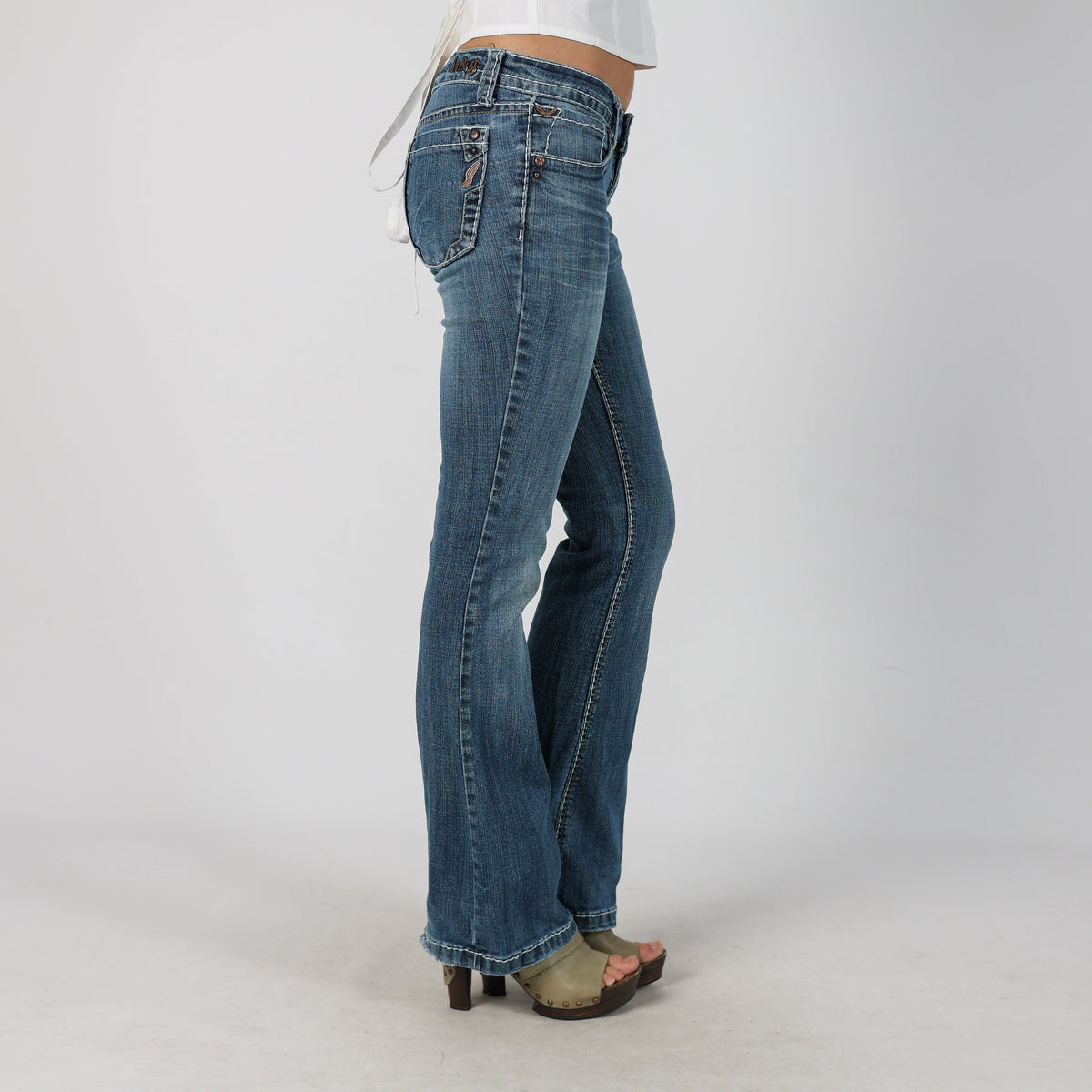 Blue Y2K Bootcut Jeans H&G Jeans (S)