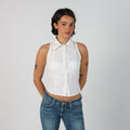White Y2K Guess Blouse (XS)